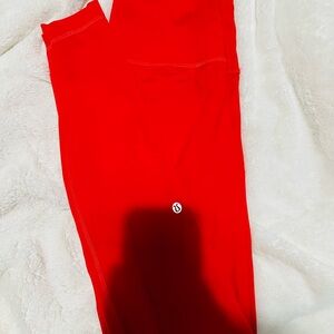 lululemon athletica Red Leggings